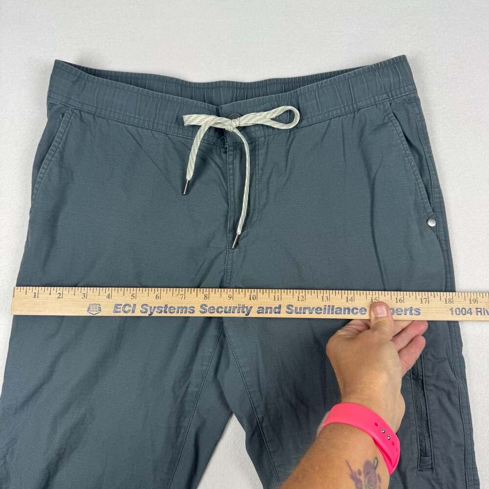 Vuori Ripstop Climber Pant Gray Drawstring Zip Pockets - Picture 7 of 15